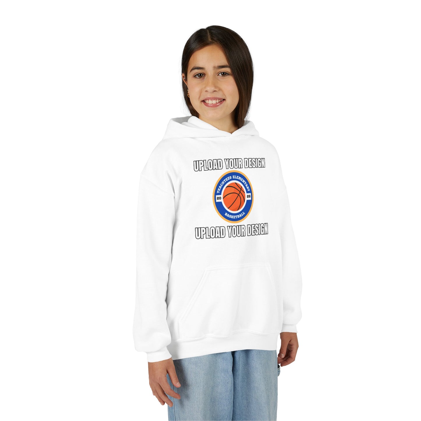 Customizable Youth Pullover Hoodie