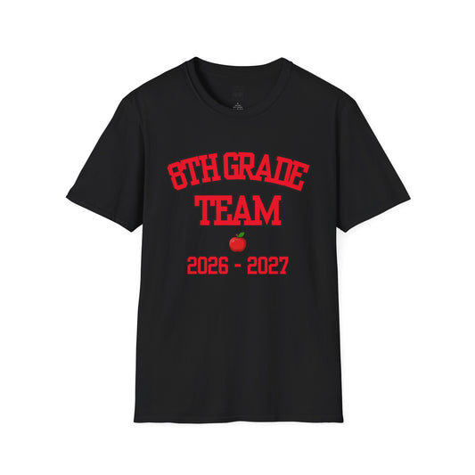8th Grade Team 2026–2027 Red Tee