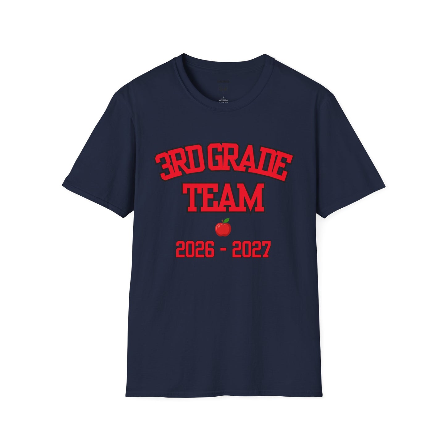 3rd Grade Team 2026–2027 Red Tee