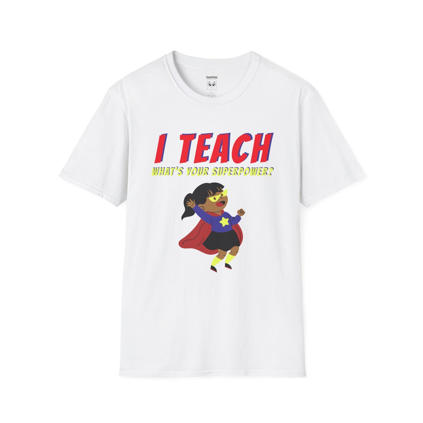 I Teach. What's Your Superpower? Black Hair Woman 2