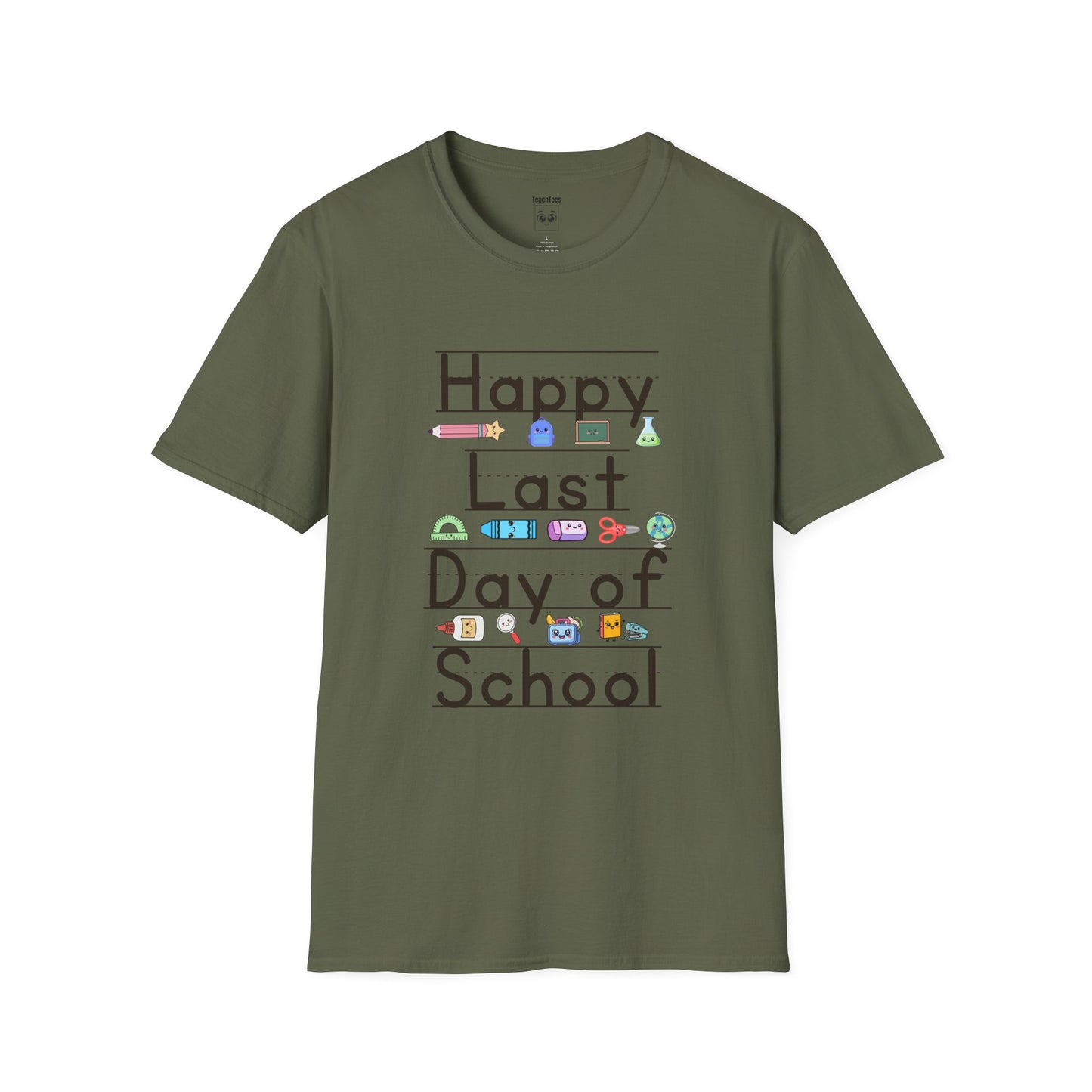 Happy Last Day of School Lined Tee