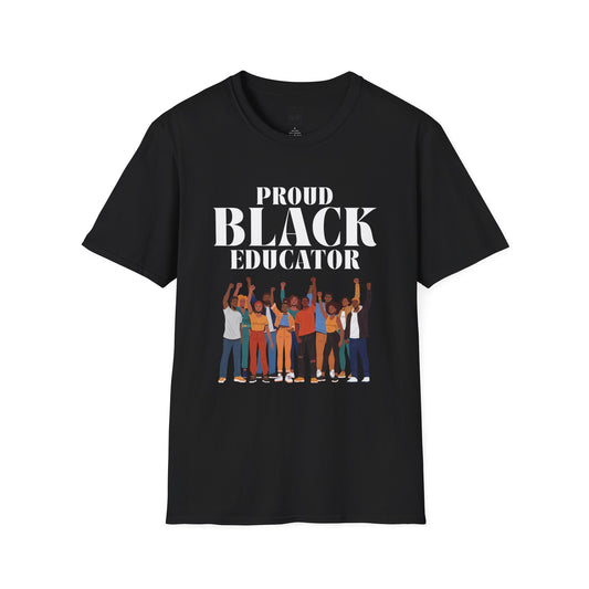 Proud Black Educator Dark Tee 3