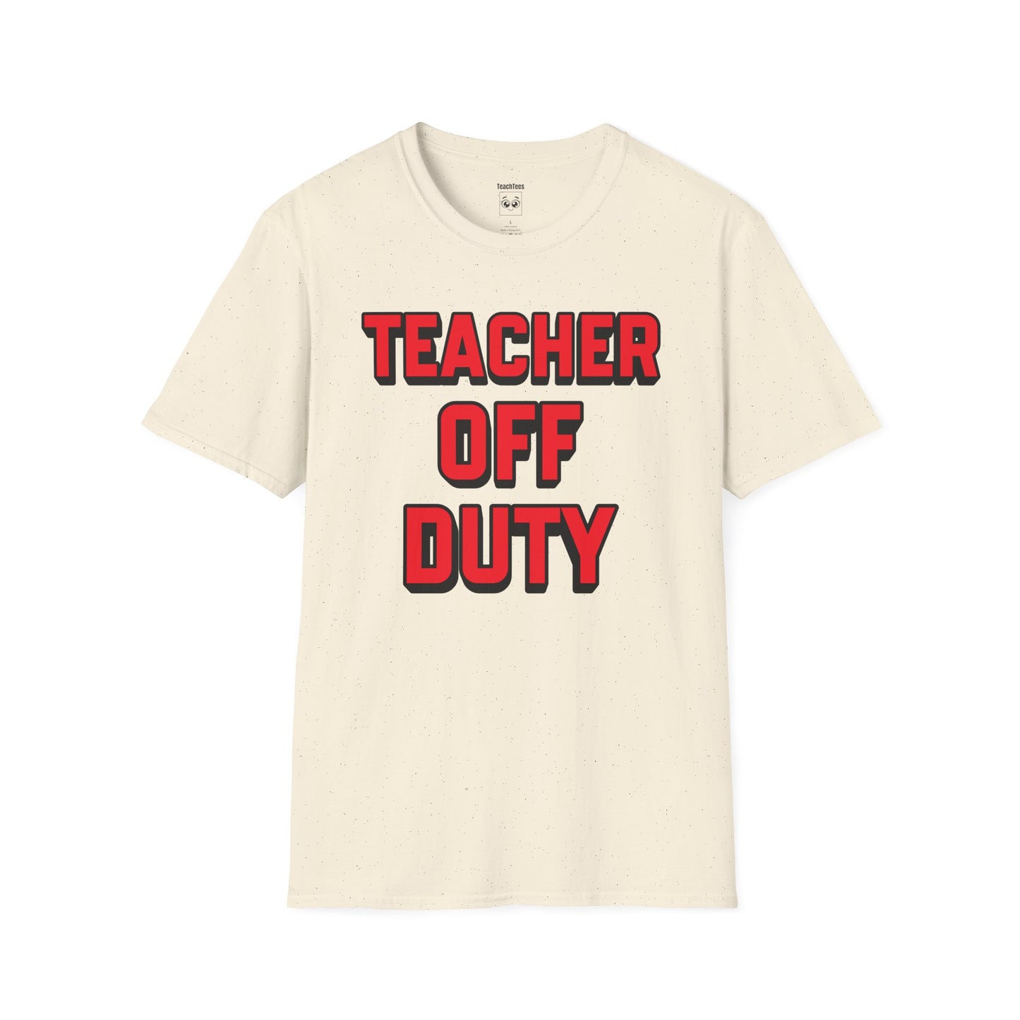 Teacher Off Duty Red Tee