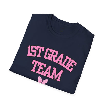 1st Grade Team 2026-2027 Pink Tee