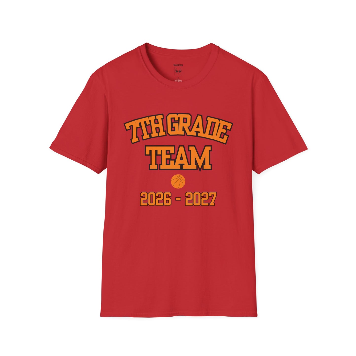 7th Grade Team 2026–2027 Orange Tee