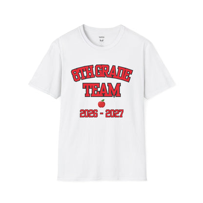 8th Grade Team 2026–2027 Red Tee