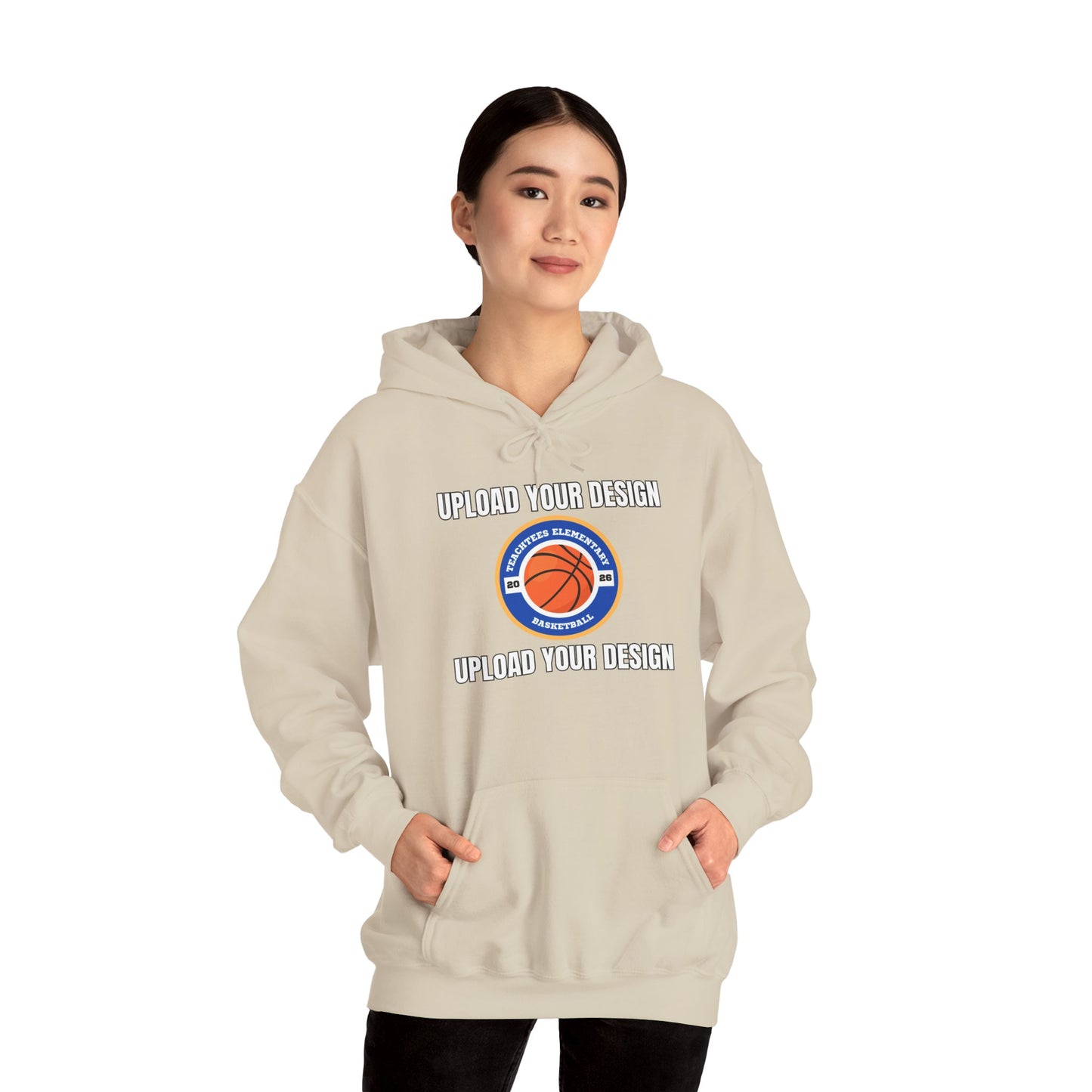 Customizable Adult Pullover Hoodie