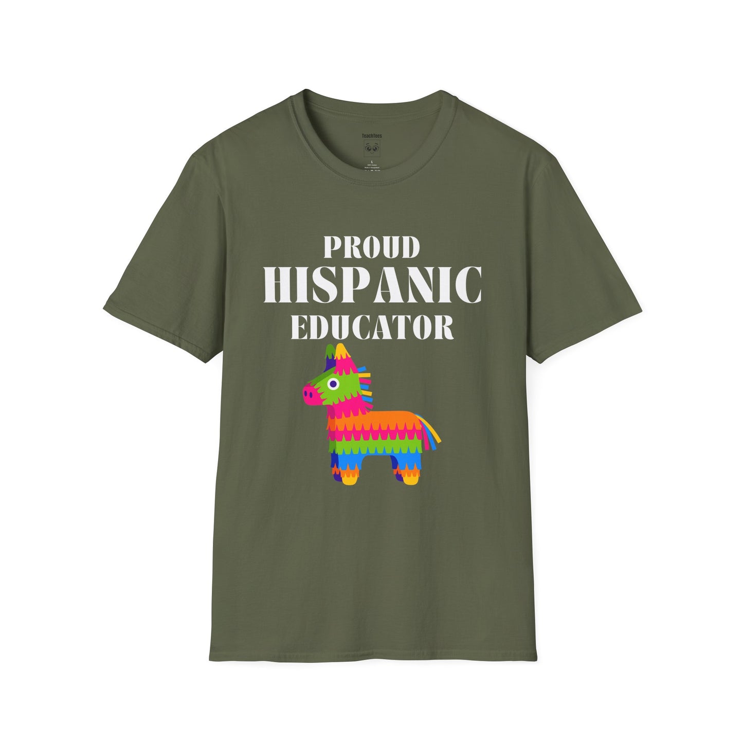 Proud Hispanic Educator Dark Tee 2