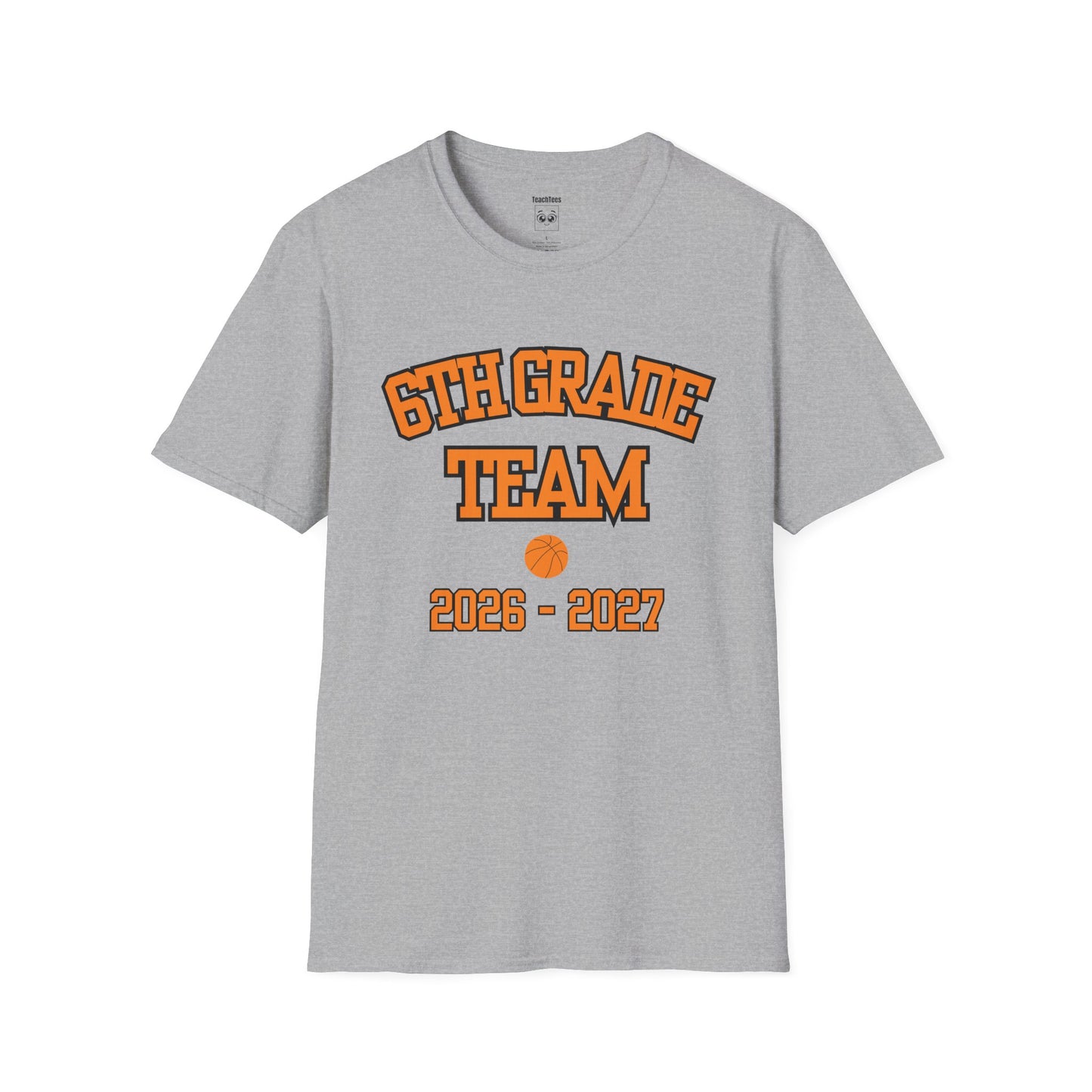 6th Grade Team 2026–2027 Orange Tee