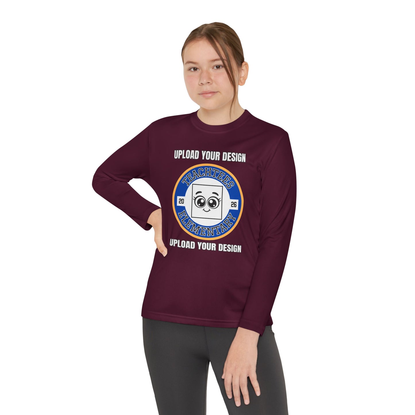 Customizable Long Sleeve Youth Tee