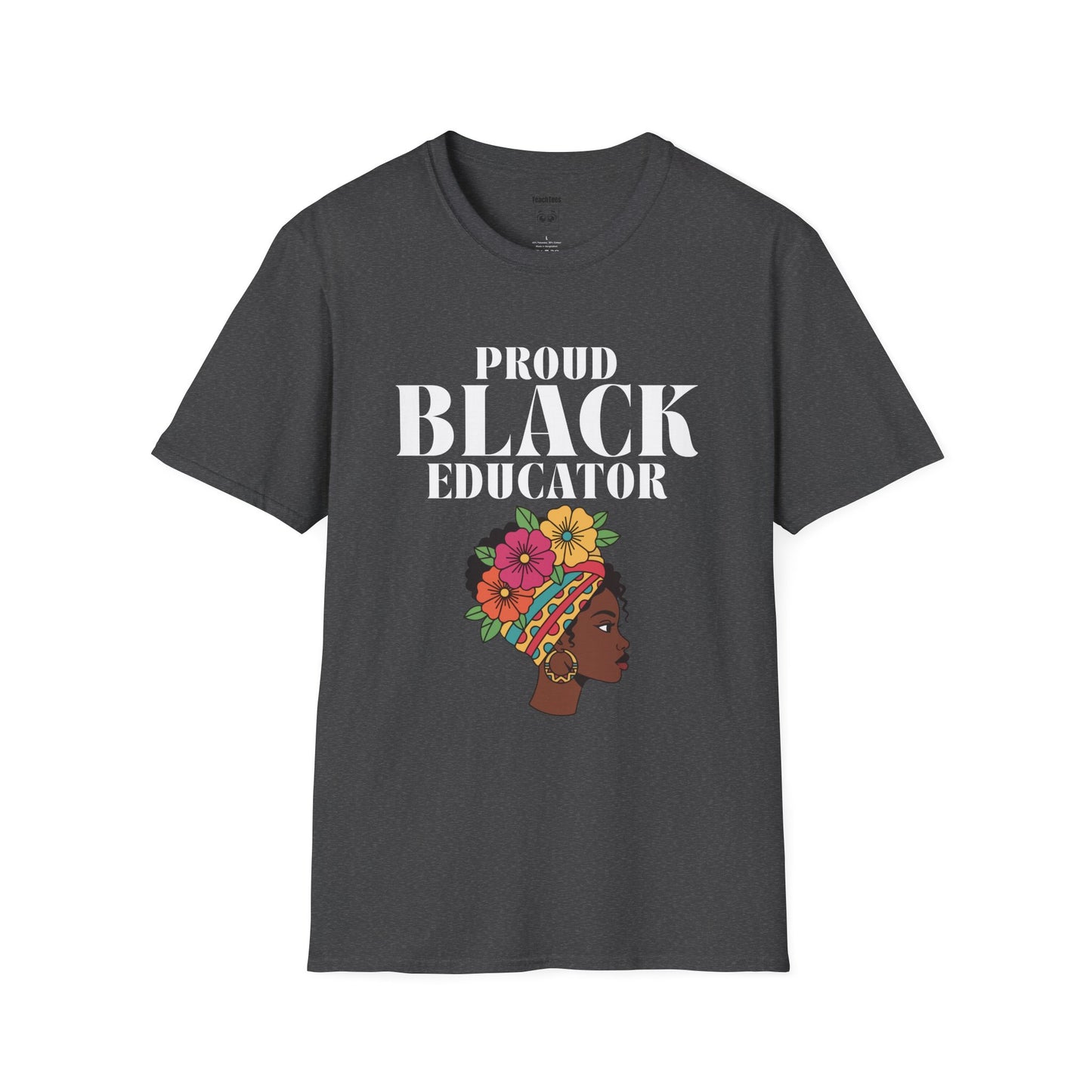 Proud Black Educator Dark Tee 1