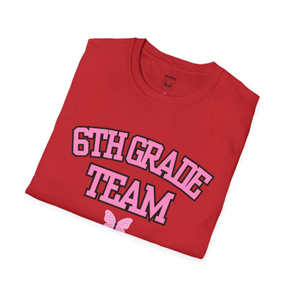 6th Grade Team 2026–2027 Pink Tee