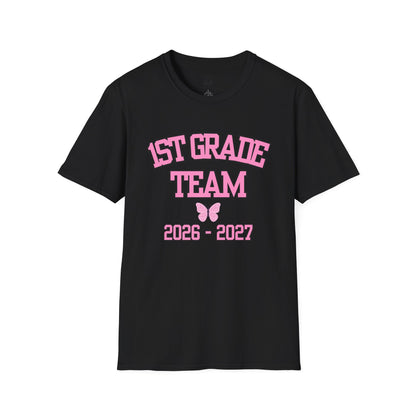 1st Grade Team 2026-2027 Pink Tee
