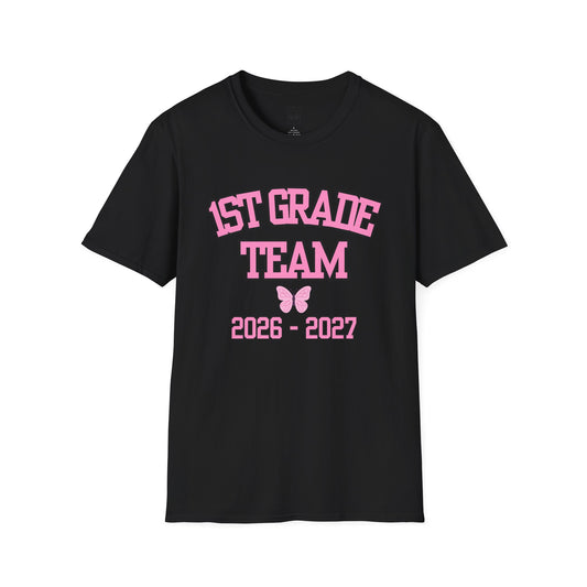 1st Grade Team 2026-2027 Pink Tee