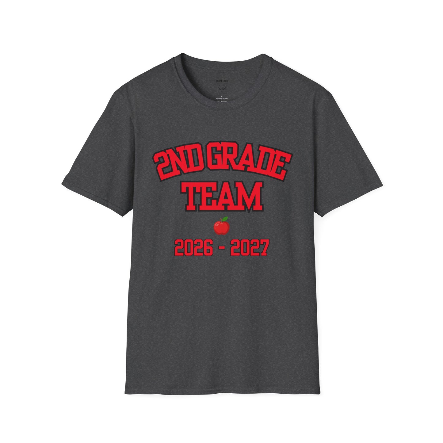 2nd Grade Team 2026-2027 Red Tee