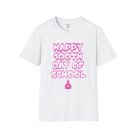 100th Day of School Pink Tee