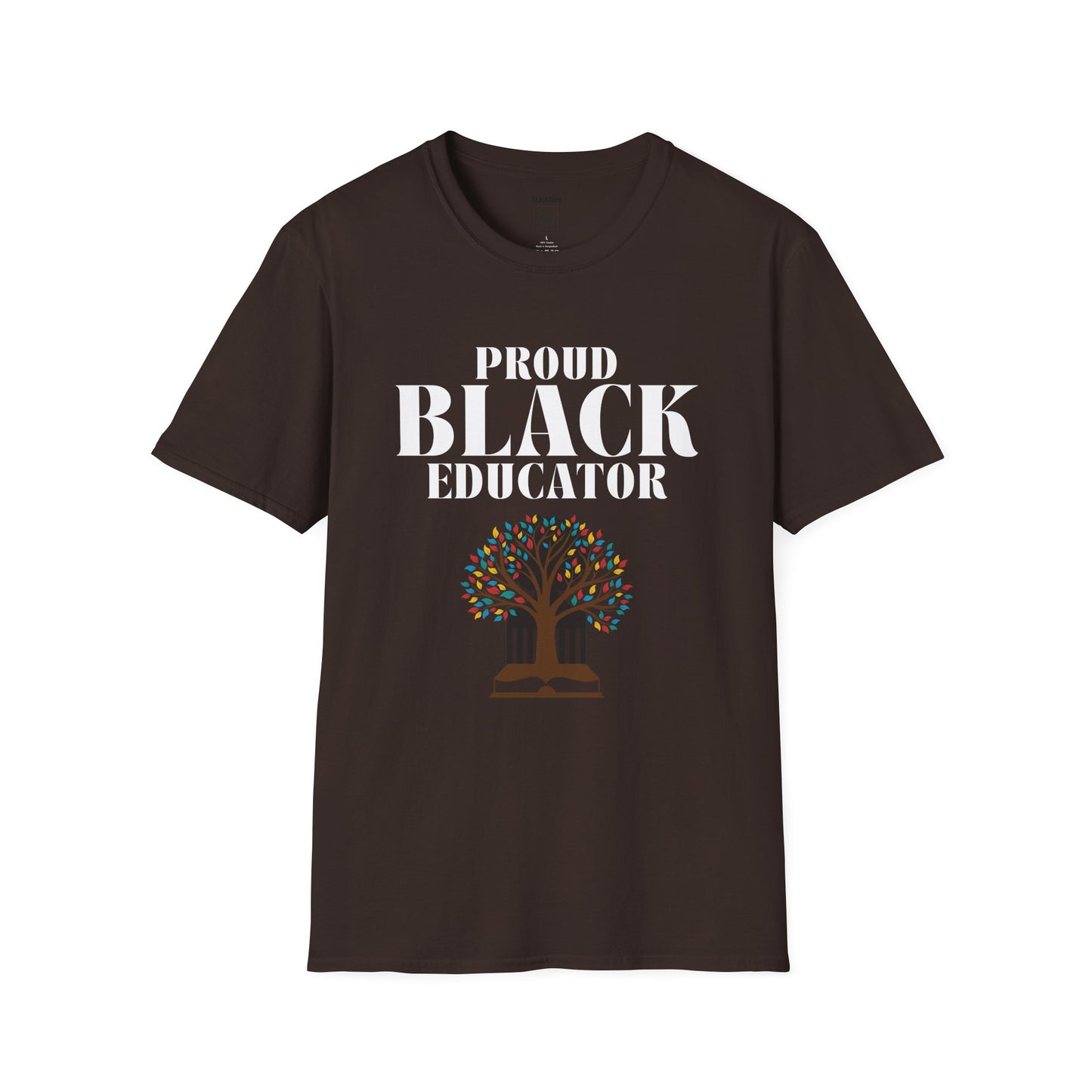 Proud Black Educator Dark Tee 4