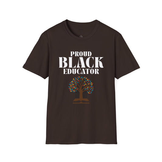 Proud Black Educator Dark Tee 4