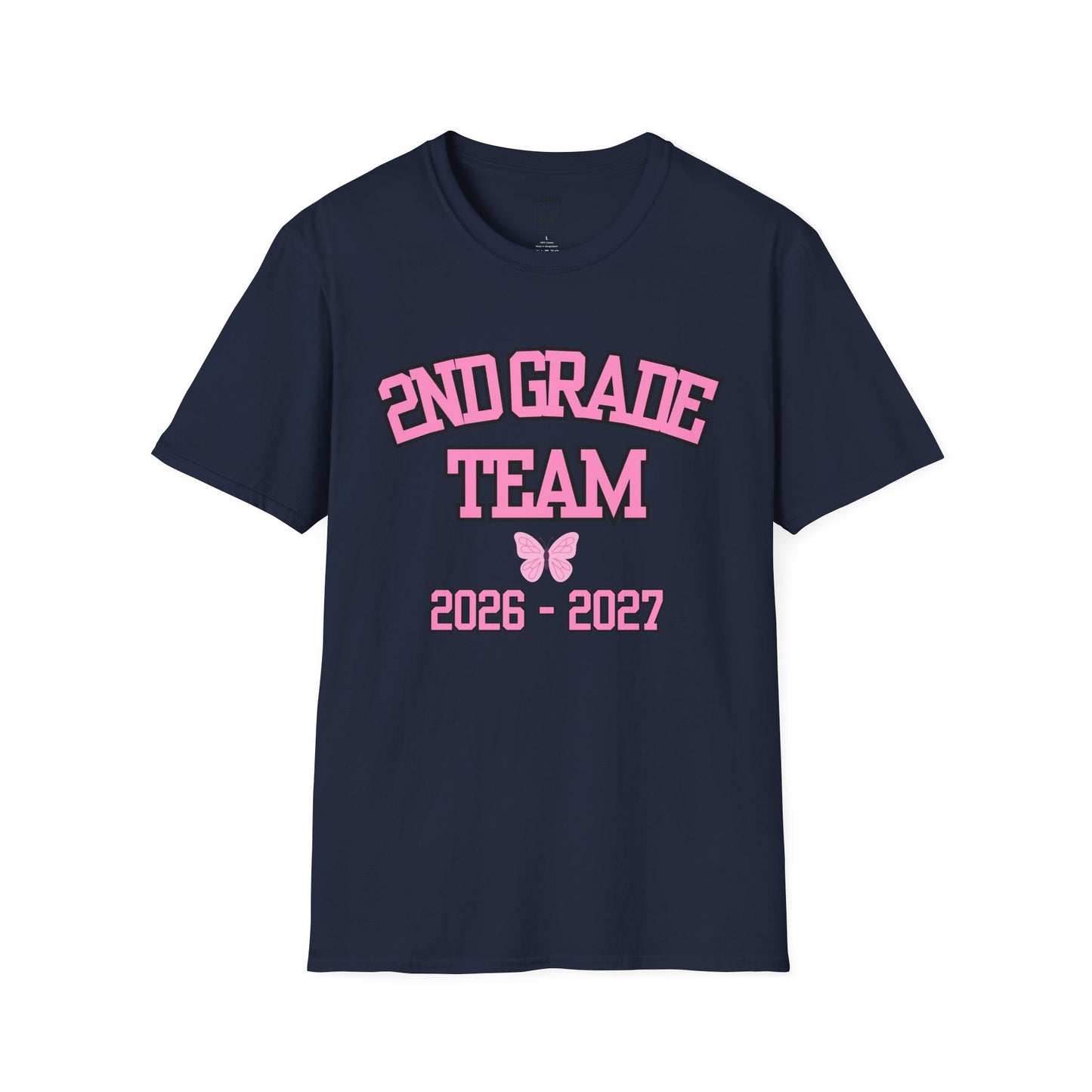 2nd Grade Team 2026–2027 Pink Tee