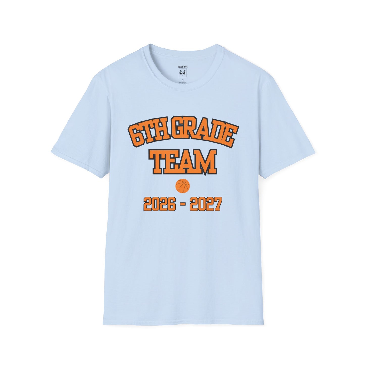 6th Grade Team 2026–2027 Orange Tee