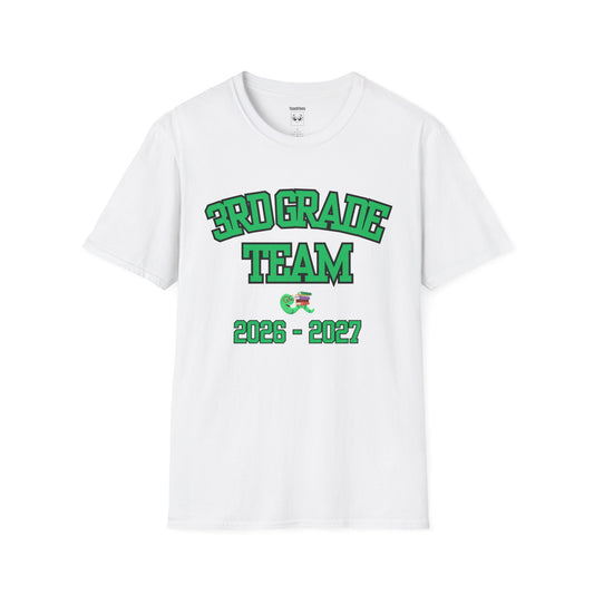 3rd Grade Team 2026-2027 Green Tee